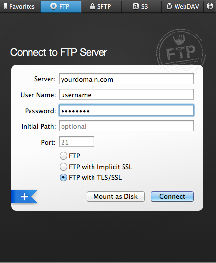 transmit ftp server